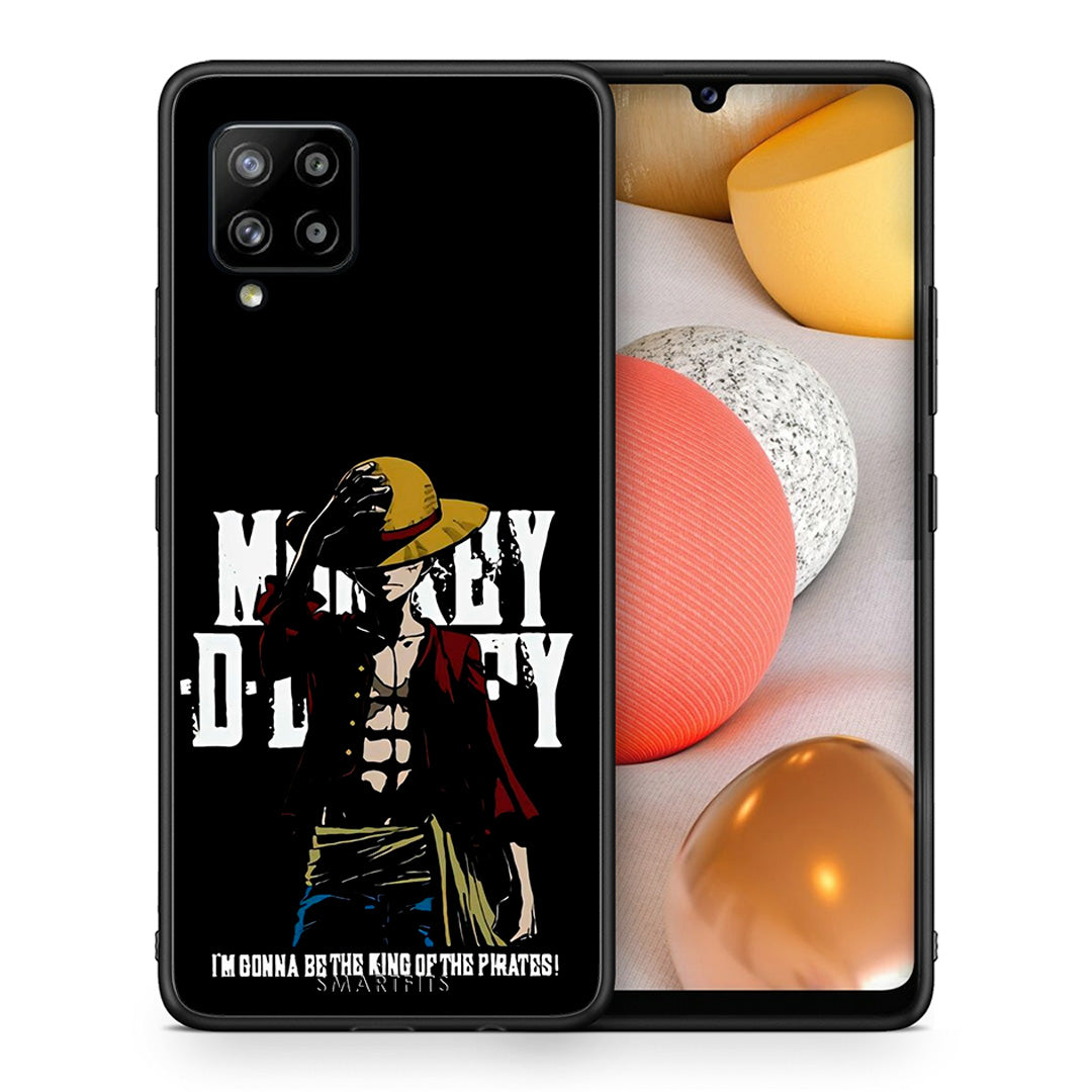 Θήκη Samsung Galaxy A42 Pirate King από τη Smartfits με σχέδιο στο πίσω μέρος και μαύρο περίβλημα | Samsung Galaxy A42 Pirate King case with colorful back and black bezels