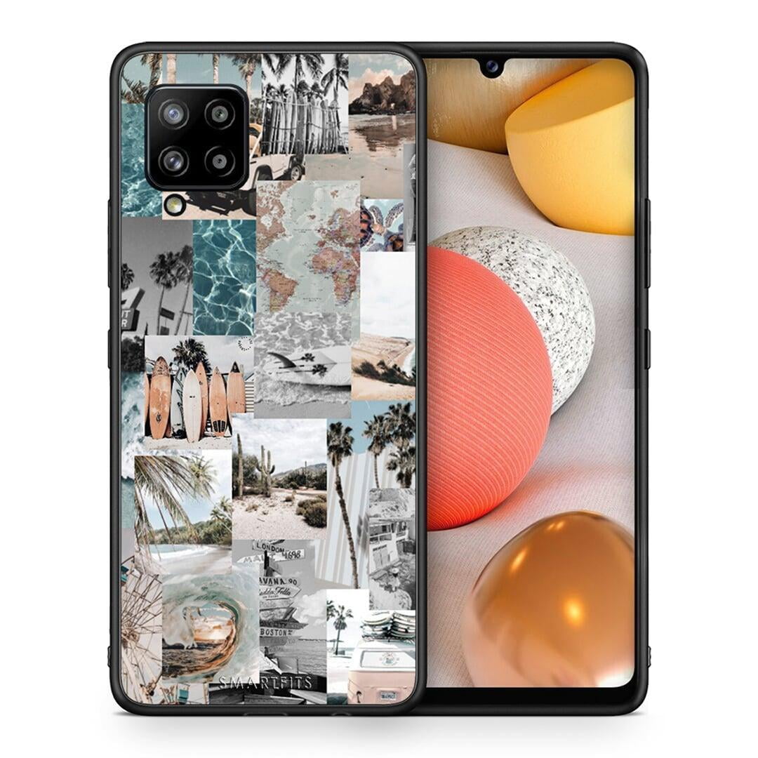 Θήκη Samsung Galaxy A42 Retro Beach Life από τη Smartfits με σχέδιο στο πίσω μέρος και μαύρο περίβλημα | Samsung Galaxy A42 Retro Beach Life case with colorful back and black bezels