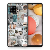 Thumbnail for Θήκη Samsung Galaxy A42 Retro Beach Life από τη Smartfits με σχέδιο στο πίσω μέρος και μαύρο περίβλημα | Samsung Galaxy A42 Retro Beach Life case with colorful back and black bezels