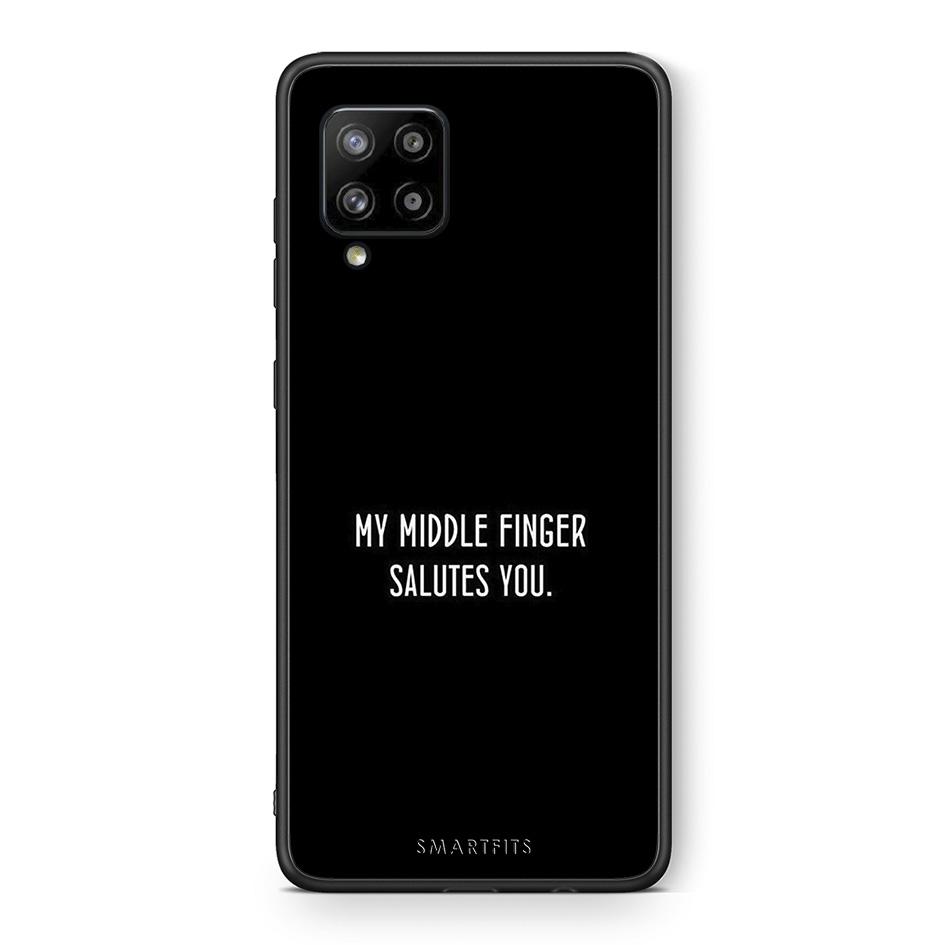 Θήκη Samsung Galaxy A42 Salute από τη Smartfits με σχέδιο στο πίσω μέρος και μαύρο περίβλημα | Samsung Galaxy A42 Salute case with colorful back and black bezels