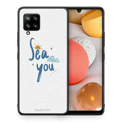 Θήκη Samsung Galaxy A42 Sea You από τη Smartfits με σχέδιο στο πίσω μέρος και μαύρο περίβλημα | Samsung Galaxy A42 Sea You case with colorful back and black bezels
