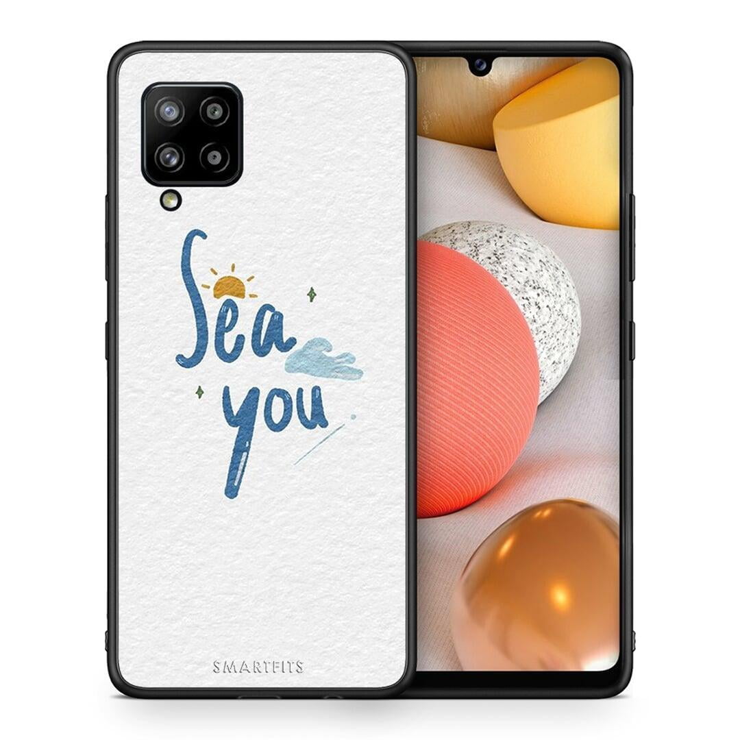 Θήκη Samsung Galaxy A42 Sea You από τη Smartfits με σχέδιο στο πίσω μέρος και μαύρο περίβλημα | Samsung Galaxy A42 Sea You case with colorful back and black bezels