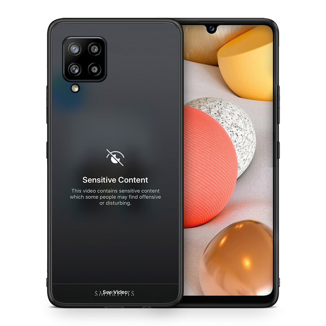 Θήκη Samsung Galaxy A42 Sensitive Content από τη Smartfits με σχέδιο στο πίσω μέρος και μαύρο περίβλημα | Samsung Galaxy A42 Sensitive Content case with colorful back and black bezels
