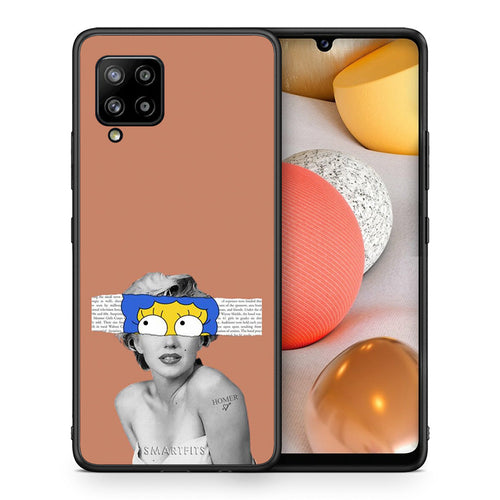 Θήκη Samsung Galaxy A42 Sim Merilyn από τη Smartfits με σχέδιο στο πίσω μέρος και μαύρο περίβλημα | Samsung Galaxy A42 Sim Merilyn case with colorful back and black bezels