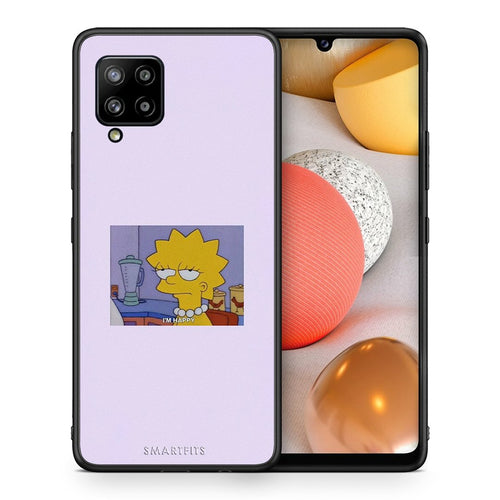 Θήκη Samsung Galaxy A42 So Happy από τη Smartfits με σχέδιο στο πίσω μέρος και μαύρο περίβλημα | Samsung Galaxy A42 So Happy case with colorful back and black bezels