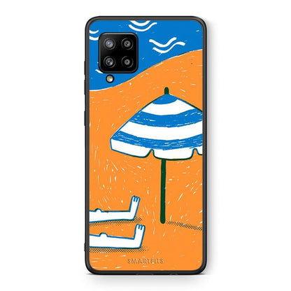 Θήκη Samsung Galaxy A42 Summering από τη Smartfits με σχέδιο στο πίσω μέρος και μαύρο περίβλημα | Samsung Galaxy A42 Summering case with colorful back and black bezels