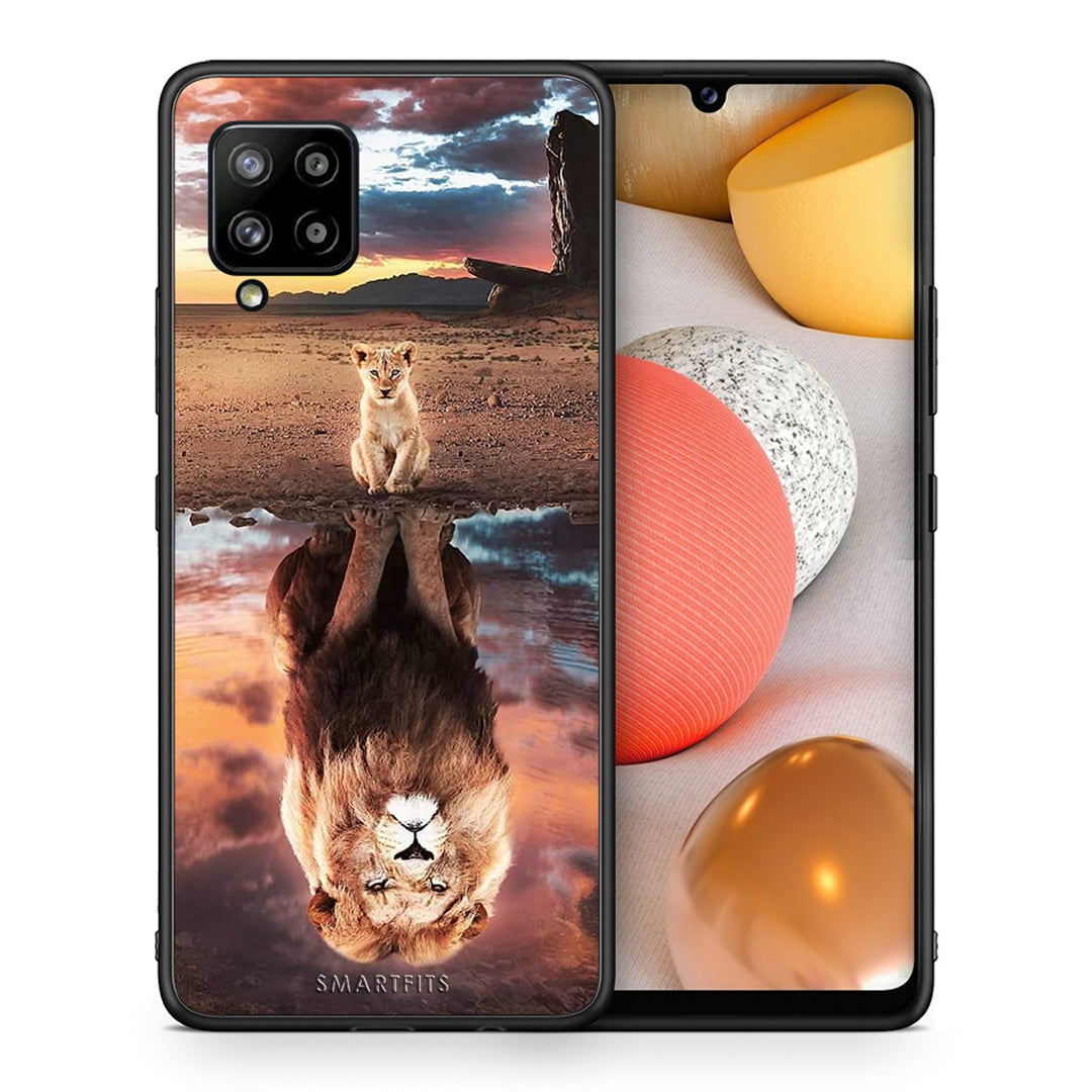 Θήκη Αγίου Βαλεντίνου Samsung Galaxy A42 Sunset Dreams από τη Smartfits με σχέδιο στο πίσω μέρος και μαύρο περίβλημα | Samsung Galaxy A42 Sunset Dreams case with colorful back and black bezels