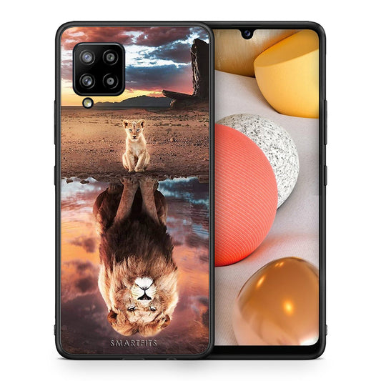 Θήκη Αγίου Βαλεντίνου Samsung Galaxy A42 Sunset Dreams από τη Smartfits με σχέδιο στο πίσω μέρος και μαύρο περίβλημα | Samsung Galaxy A42 Sunset Dreams case with colorful back and black bezels