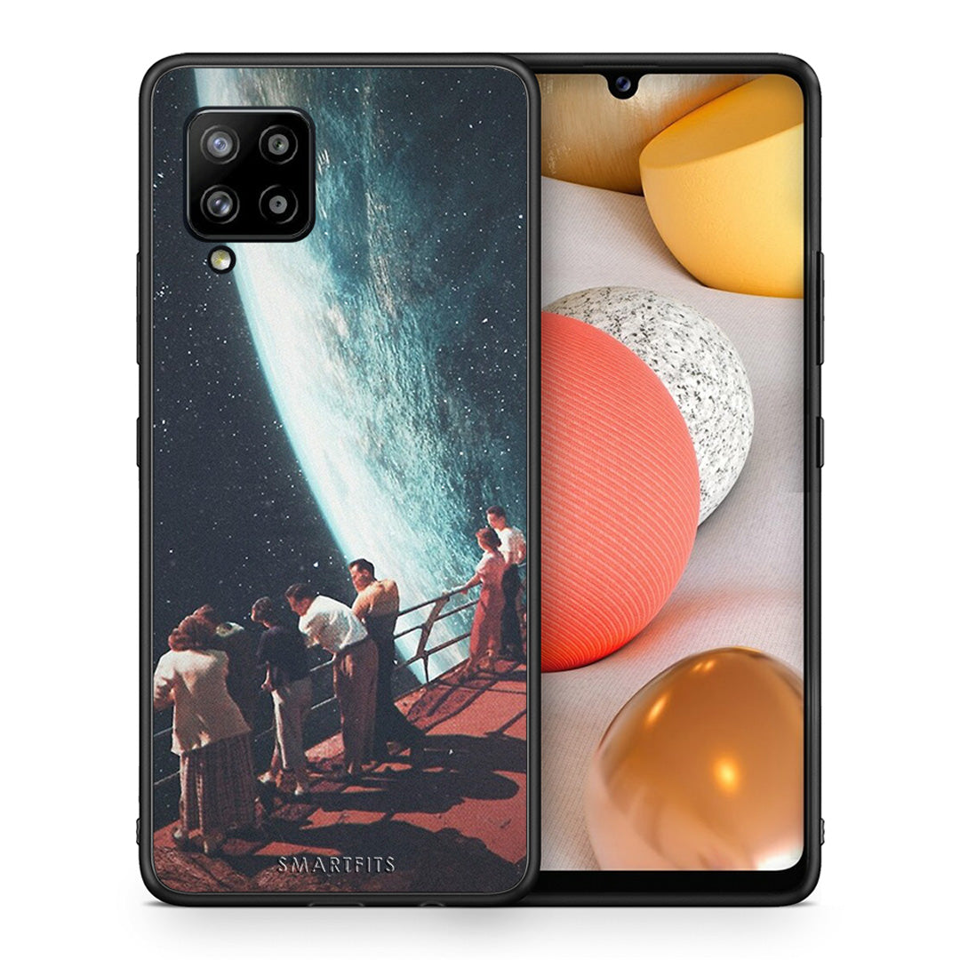 Θήκη Samsung Galaxy A42 Surreal View από τη Smartfits με σχέδιο στο πίσω μέρος και μαύρο περίβλημα | Samsung Galaxy A42 Surreal View case with colorful back and black bezels
