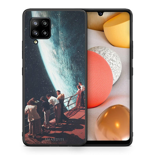 Θήκη Samsung Galaxy A42 Surreal View από τη Smartfits με σχέδιο στο πίσω μέρος και μαύρο περίβλημα | Samsung Galaxy A42 Surreal View case with colorful back and black bezels