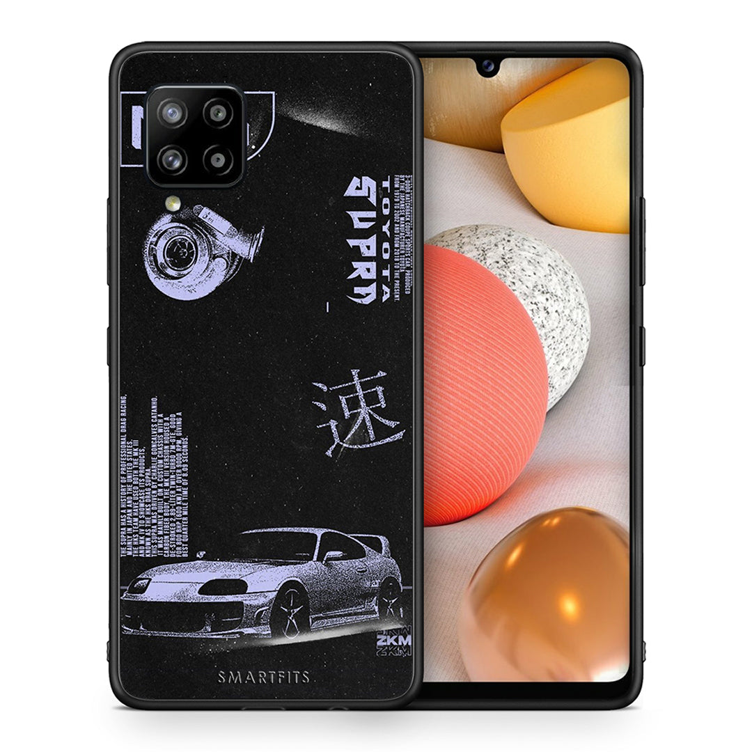 Θήκη Αγίου Βαλεντίνου Samsung Galaxy A42 Tokyo Drift από τη Smartfits με σχέδιο στο πίσω μέρος και μαύρο περίβλημα | Samsung Galaxy A42 Tokyo Drift case with colorful back and black bezels
