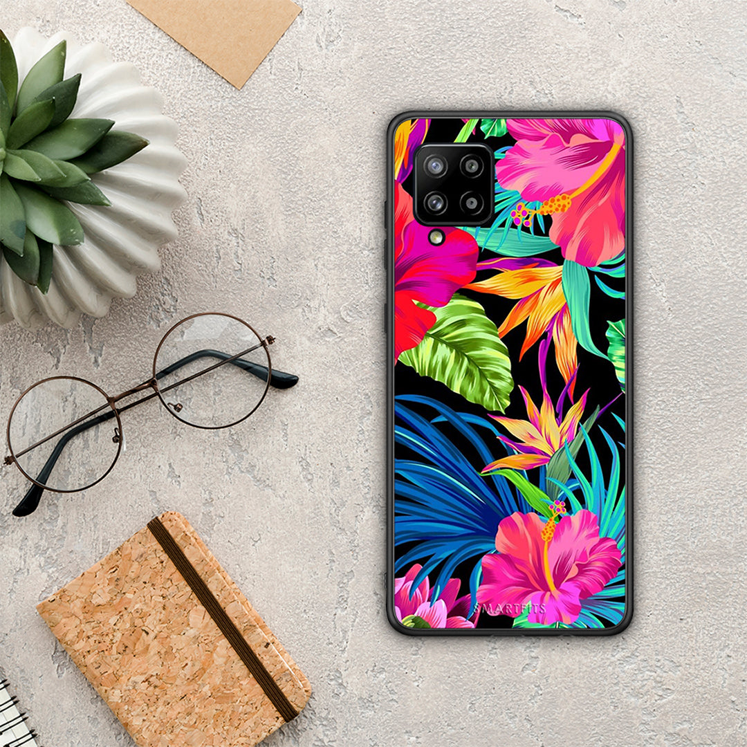 Tropical Flowers - Samsung Galaxy A42 θήκη
