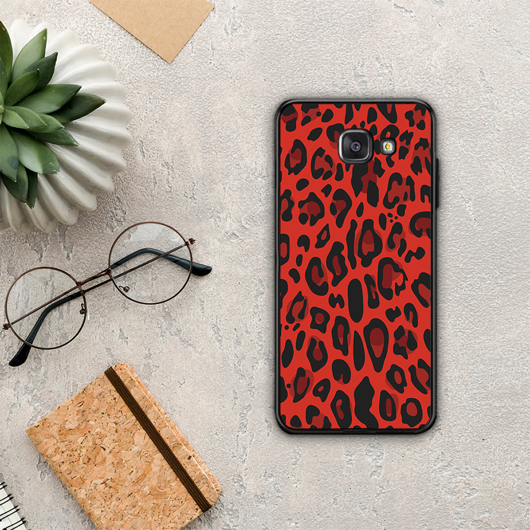 Animal Red Leopard - Samsung Galaxy A5 2017 θήκη