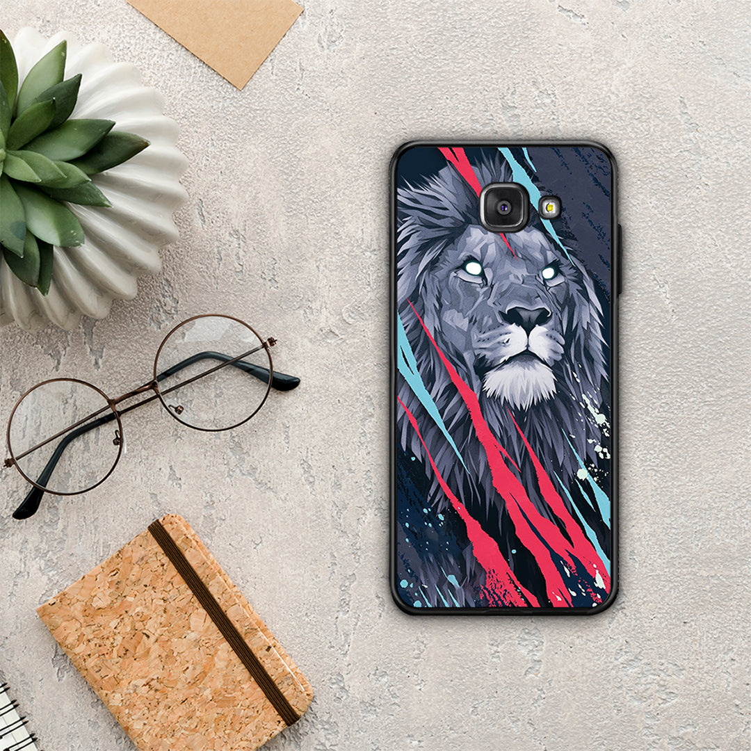 PopArt Lion Designer - Samsung Galaxy A5 2017 θήκη