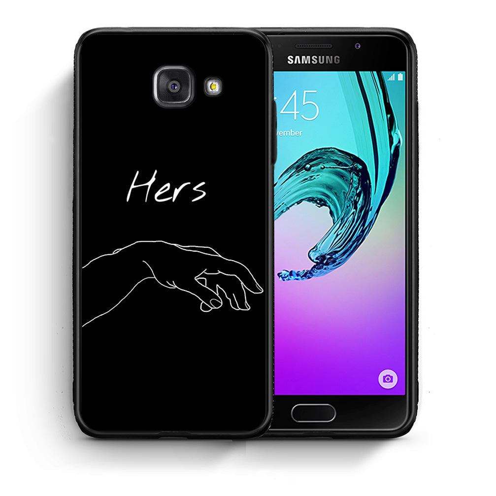Θήκη Αγίου Βαλεντίνου Samsung A5 2017 Aeshetic Love 1 από τη Smartfits με σχέδιο στο πίσω μέρος και μαύρο περίβλημα | Samsung A5 2017 Aeshetic Love 1 case with colorful back and black bezels