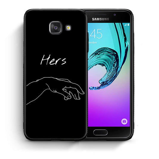 Θήκη Αγίου Βαλεντίνου Samsung A5 2017 Aeshetic Love 1 από τη Smartfits με σχέδιο στο πίσω μέρος και μαύρο περίβλημα | Samsung A5 2017 Aeshetic Love 1 case with colorful back and black bezels