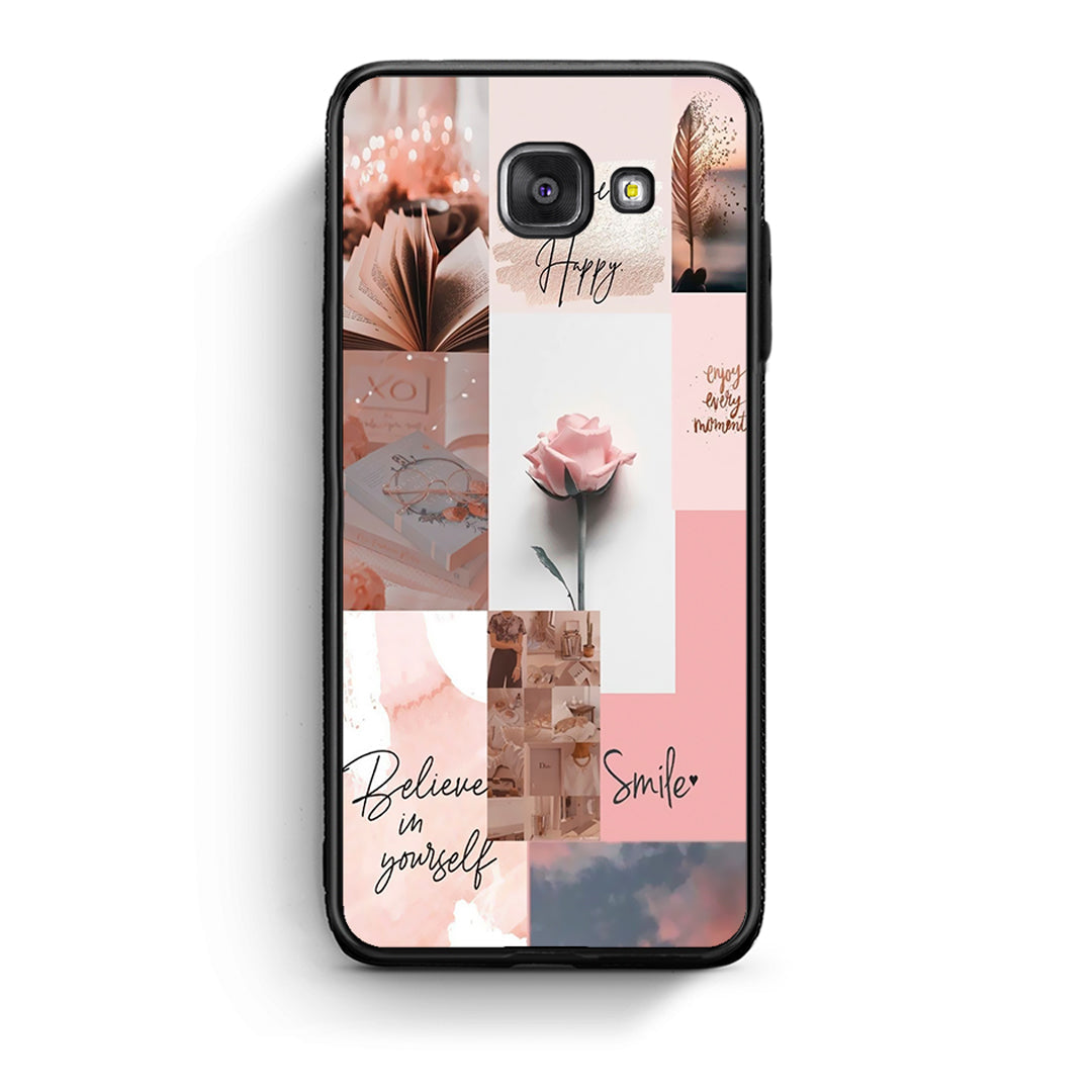 Samsung A5 2017 Aesthetic Collage θήκη από τη Smartfits με σχέδιο στο πίσω μέρος και μαύρο περίβλημα | Smartphone case with colorful back and black bezels by Smartfits