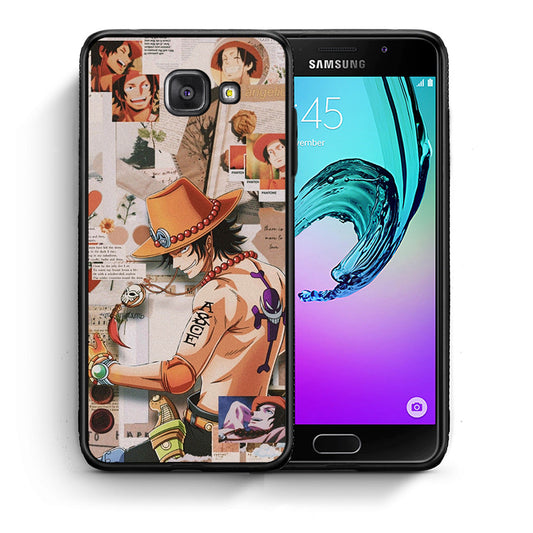 Θήκη Samsung A5 2017 Anime Collage από τη Smartfits με σχέδιο στο πίσω μέρος και μαύρο περίβλημα | Samsung A5 2017 Anime Collage case with colorful back and black bezels