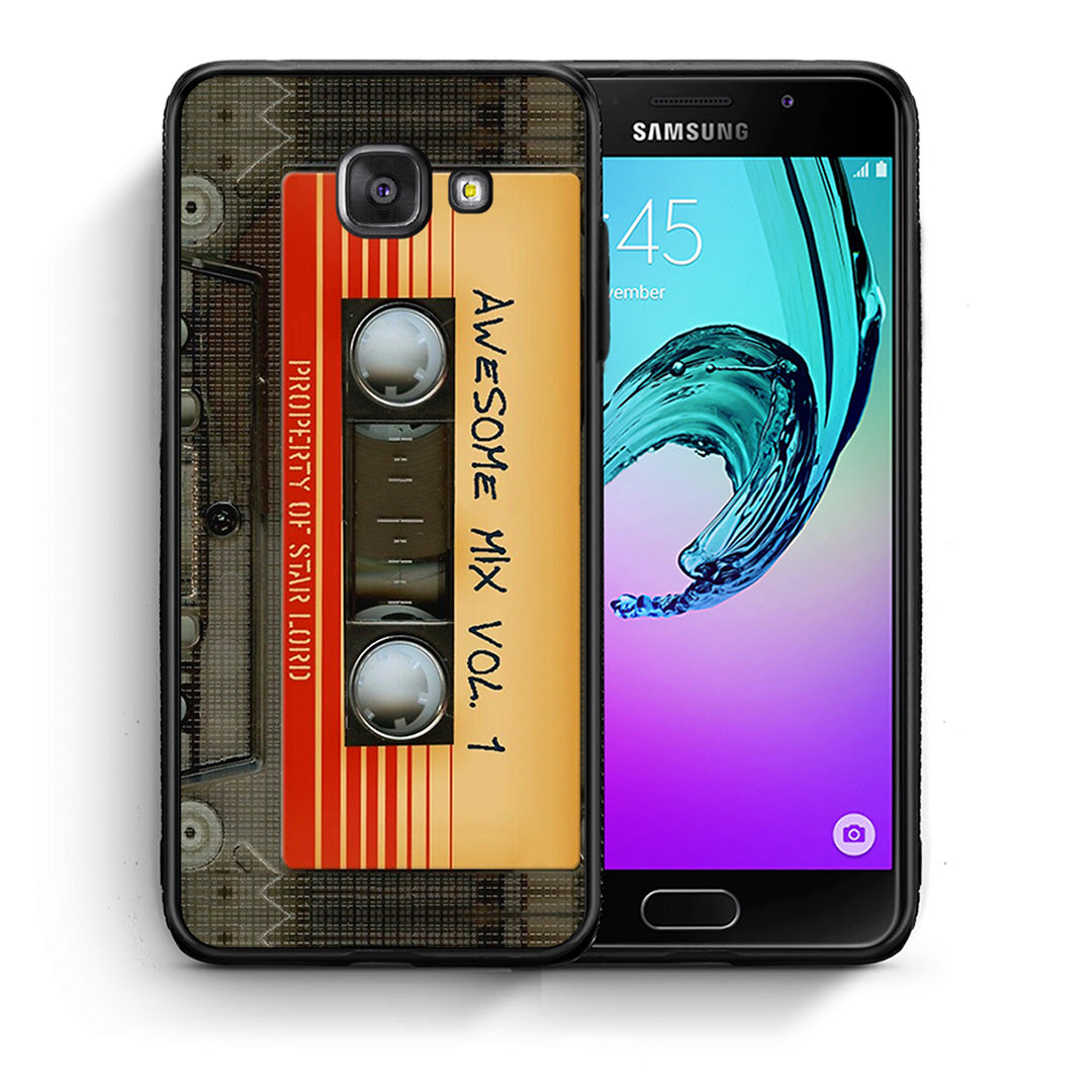 Θήκη Samsung A5 2017 Awesome Mix από τη Smartfits με σχέδιο στο πίσω μέρος και μαύρο περίβλημα | Samsung A5 2017 Awesome Mix case with colorful back and black bezels