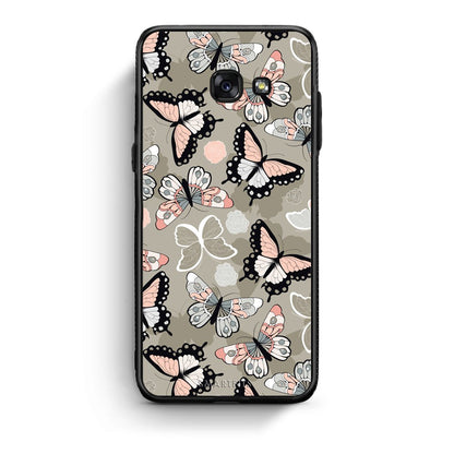 135 - Samsung A5 2017 Butterflies Boho case, cover, bumper