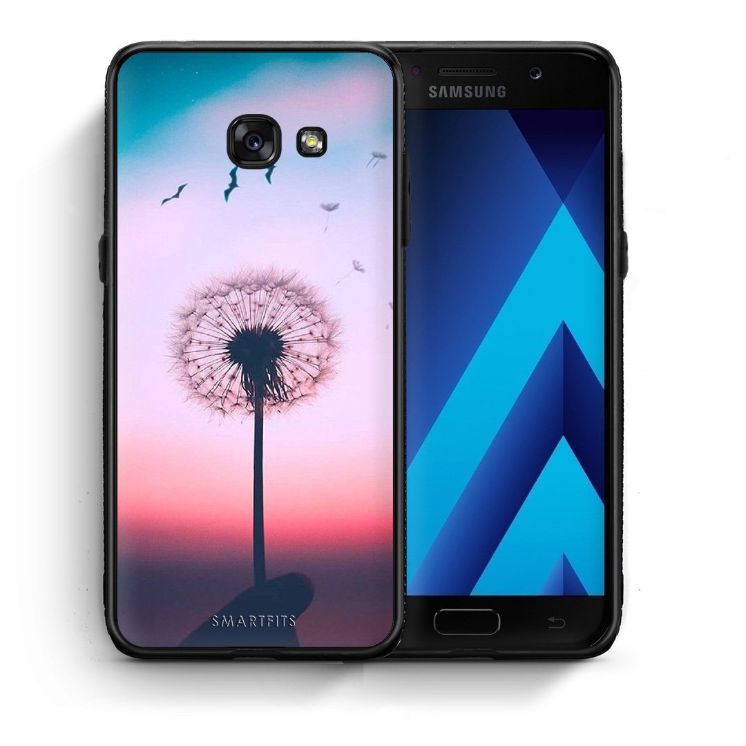 Θήκη Samsung A5 2017 Wish Boho από τη Smartfits με σχέδιο στο πίσω μέρος και μαύρο περίβλημα | Samsung A5 2017 Wish Boho case with colorful back and black bezels