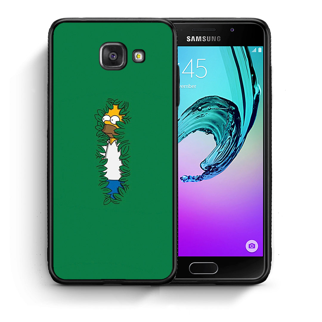 Θήκη Αγίου Βαλεντίνου Samsung A5 2017 Bush Man από τη Smartfits με σχέδιο στο πίσω μέρος και μαύρο περίβλημα | Samsung A5 2017 Bush Man case with colorful back and black bezels