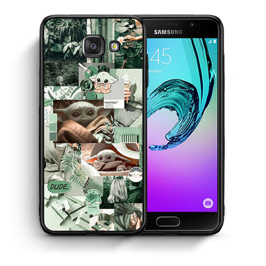 Θήκη Αγίου Βαλεντίνου Samsung A5 2017 Collage Dude από τη Smartfits με σχέδιο στο πίσω μέρος και μαύρο περίβλημα | Samsung A5 2017 Collage Dude case with colorful back and black bezels