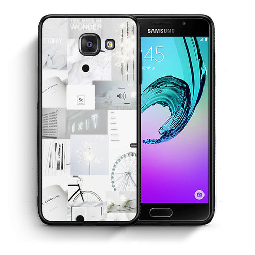 Θήκη Αγίου Βαλεντίνου Samsung A5 2017 Collage Make Me Wonder από τη Smartfits με σχέδιο στο πίσω μέρος και μαύρο περίβλημα | Samsung A5 2017 Collage Make Me Wonder case with colorful back and black bezels