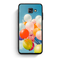 Thumbnail for Samsung A5 2017 Colorful Balloons θήκη από τη Smartfits με σχέδιο στο πίσω μέρος και μαύρο περίβλημα | Smartphone case with colorful back and black bezels by Smartfits