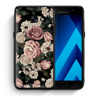 Thumbnail for Θήκη Samsung A5 2017 Wild Roses Flower από τη Smartfits με σχέδιο στο πίσω μέρος και μαύρο περίβλημα | Samsung A5 2017 Wild Roses Flower case with colorful back and black bezels