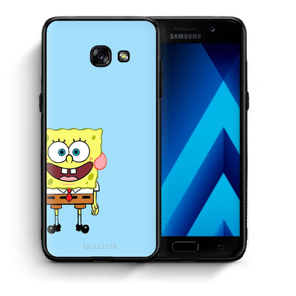 Θήκη Samsung A5 2017 Friends Bob από τη Smartfits με σχέδιο στο πίσω μέρος και μαύρο περίβλημα | Samsung A5 2017 Friends Bob case with colorful back and black bezels