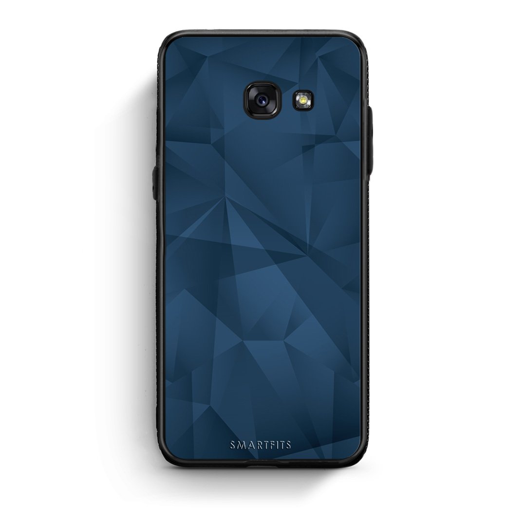 39 - Samsung A5 2017 Blue Abstract Geometric case, cover, bumper