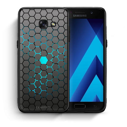 Θήκη Samsung A5 2017 Hexagonal Geometric από τη Smartfits με σχέδιο στο πίσω μέρος και μαύρο περίβλημα | Samsung A5 2017 Hexagonal Geometric case with colorful back and black bezels