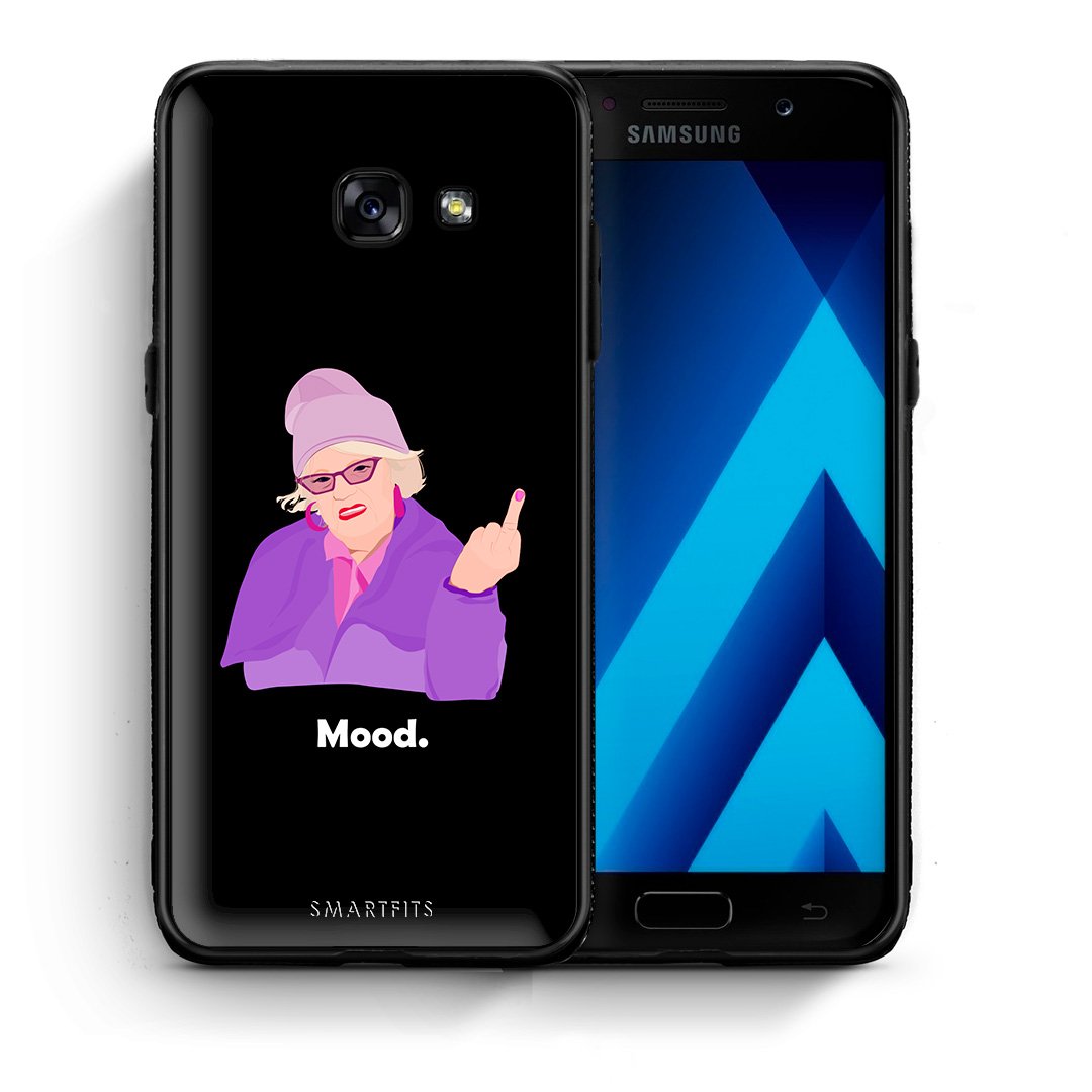 Θήκη Samsung A5 2017 Grandma Mood Black από τη Smartfits με σχέδιο στο πίσω μέρος και μαύρο περίβλημα | Samsung A5 2017 Grandma Mood Black case with colorful back and black bezels