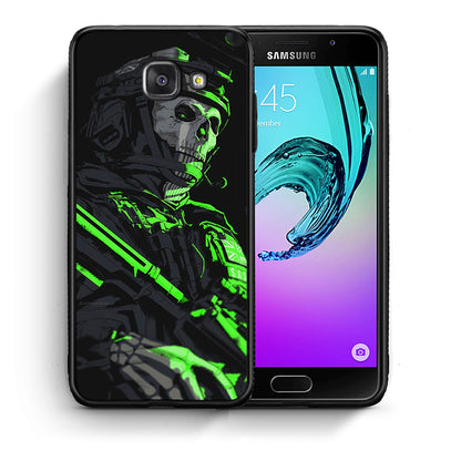Θήκη Αγίου Βαλεντίνου Samsung A5 2017 Green Soldier από τη Smartfits με σχέδιο στο πίσω μέρος και μαύρο περίβλημα | Samsung A5 2017 Green Soldier case with colorful back and black bezels