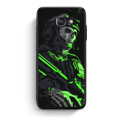 Samsung A5 2017 Green Soldier Θήκη Αγίου Βαλεντίνου από τη Smartfits με σχέδιο στο πίσω μέρος και μαύρο περίβλημα | Smartphone case with colorful back and black bezels by Smartfits