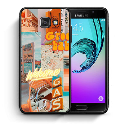 Θήκη Αγίου Βαλεντίνου Samsung A5 2017 Groovy Babe από τη Smartfits με σχέδιο στο πίσω μέρος και μαύρο περίβλημα | Samsung A5 2017 Groovy Babe case with colorful back and black bezels