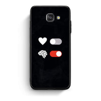 Thumbnail for Samsung A5 2017 Heart Vs Brain Θήκη Αγίου Βαλεντίνου από τη Smartfits με σχέδιο στο πίσω μέρος και μαύρο περίβλημα | Smartphone case with colorful back and black bezels by Smartfits