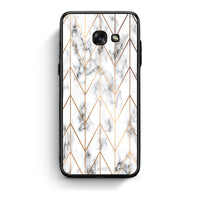 Thumbnail for 44 - Samsung A5 2017 Gold Geometric Marble case, cover, bumper