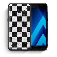 Thumbnail for Θήκη Samsung A5 2017 Square Geometric Marble από τη Smartfits με σχέδιο στο πίσω μέρος και μαύρο περίβλημα | Samsung A5 2017 Square Geometric Marble case with colorful back and black bezels
