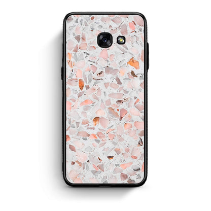 Samsung A5 2017 Marble Terrazzo θήκη από τη Smartfits με σχέδιο στο πίσω μέρος και μαύρο περίβλημα | Smartphone case with colorful back and black bezels by Smartfits