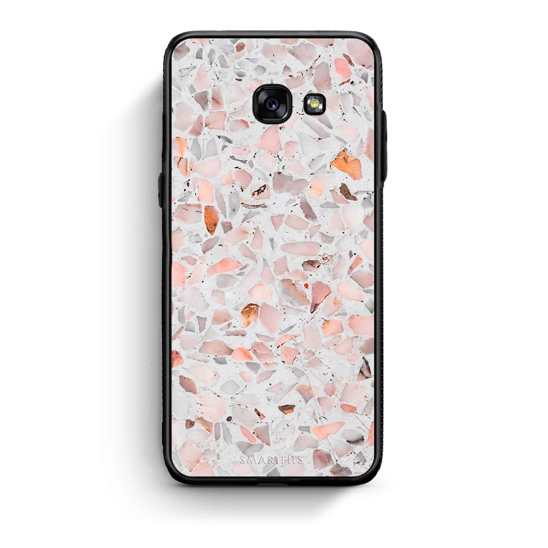 Samsung A5 2017 Marble Terrazzo θήκη από τη Smartfits με σχέδιο στο πίσω μέρος και μαύρο περίβλημα | Smartphone case with colorful back and black bezels by Smartfits