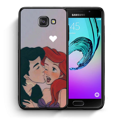 Θήκη Αγίου Βαλεντίνου Samsung A5 2017 Mermaid Love από τη Smartfits με σχέδιο στο πίσω μέρος και μαύρο περίβλημα | Samsung A5 2017 Mermaid Love case with colorful back and black bezels