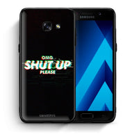 Thumbnail for Θήκη Samsung A5 2017 OMG ShutUp από τη Smartfits με σχέδιο στο πίσω μέρος και μαύρο περίβλημα | Samsung A5 2017 OMG ShutUp case with colorful back and black bezels