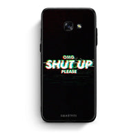 Thumbnail for Samsung A5 2017 OMG ShutUp θήκη από τη Smartfits με σχέδιο στο πίσω μέρος και μαύρο περίβλημα | Smartphone case with colorful back and black bezels by Smartfits