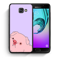 Thumbnail for Θήκη Αγίου Βαλεντίνου Samsung A5 2017 Pig Love 2 από τη Smartfits με σχέδιο στο πίσω μέρος και μαύρο περίβλημα | Samsung A5 2017 Pig Love 2 case with colorful back and black bezels