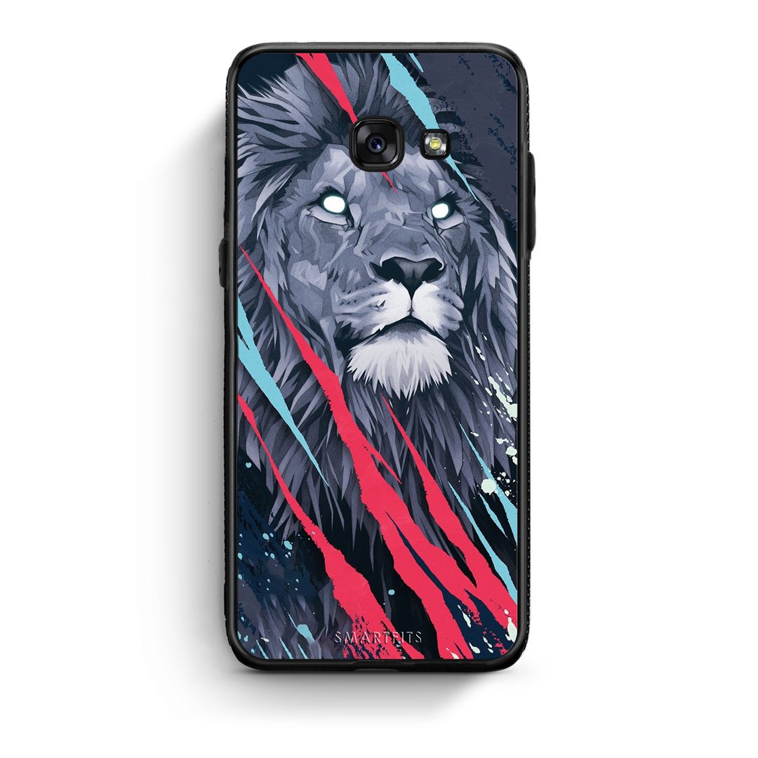 4 - Samsung A5 2017 Lion Designer PopArt case, cover, bumper