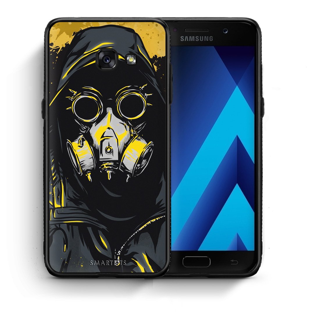 Θήκη Samsung A5 2017 Mask PopArt από τη Smartfits με σχέδιο στο πίσω μέρος και μαύρο περίβλημα | Samsung A5 2017 Mask PopArt case with colorful back and black bezels