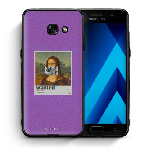Θήκη Samsung A5 2017 Monalisa Popart από τη Smartfits με σχέδιο στο πίσω μέρος και μαύρο περίβλημα | Samsung A5 2017 Monalisa Popart case with colorful back and black bezels