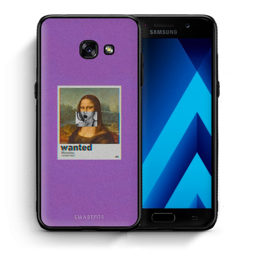 Θήκη Samsung A5 2017 Monalisa Popart από τη Smartfits με σχέδιο στο πίσω μέρος και μαύρο περίβλημα | Samsung A5 2017 Monalisa Popart case with colorful back and black bezels
